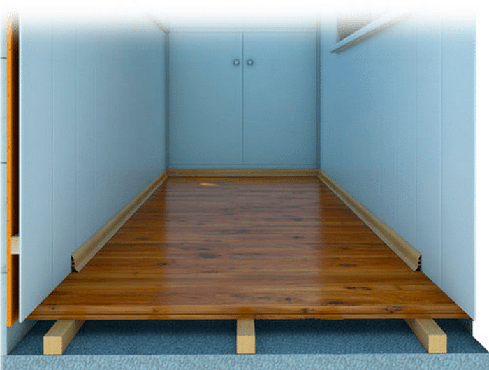 пол балкона